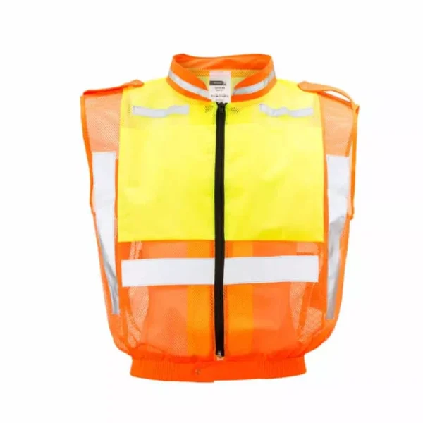 2-TONE REFLECTIVE SLEEVELESS JACKET