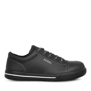 REBEL LO TOP BLACK SAFETY SHOE