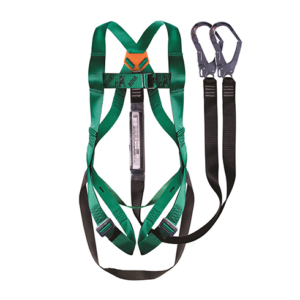 BOVA STANDARD HARNESS DOUBLE LEG LANYARD WITH SCAFFOLDING HOOKS AND STANDING STEP