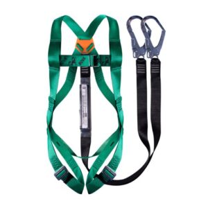 BOVA STANDARD HARNESS DOUBLE LEG LANYARD WITH SCAFFOLDING HOOKS