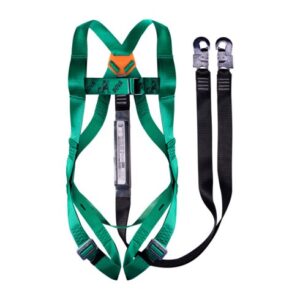 BOVA STANDARD HARNESS DOUBLE LEG LANYARD WITH SNAP HOOKS
