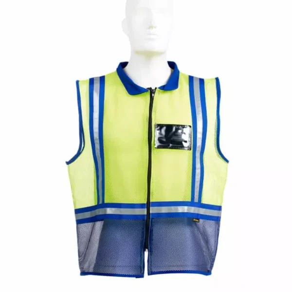 TWO TONE MESH REFLECTIVE VEST - Image 2