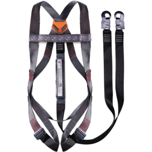 SISI STANDARD HARNESS DOUBLE LEG LANYARD WITH SNAP HOOKS