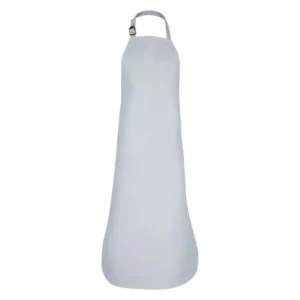 CHROME LEATHER APRON WITH METAL BUCKLES (120cm)