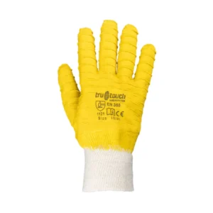 YELLOW COMAREX KNIT WRIST STANDARD GLOVES