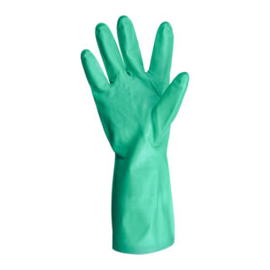 GREEN NITRILE CHEMCIAL GLOVES