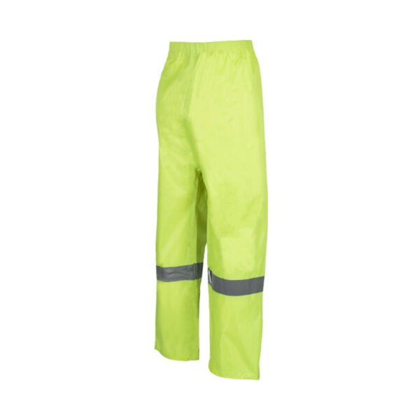 RUBBERIZED HI VIZ REFLECTIVE LIME RAINSUIT - Image 3
