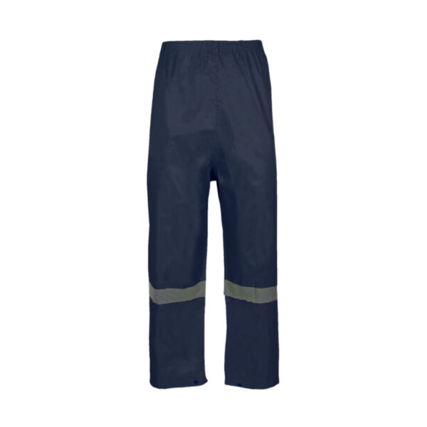RUBBERIZED HI VIZ REFLECTIVE NAVY RAINSUIT - Image 4