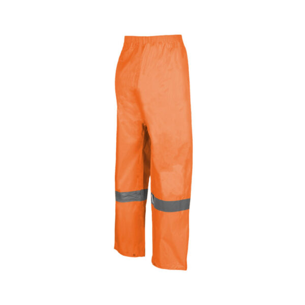 RUBBERIZED HI VIZ REFLECTIVE ORANGE RAINSUIT - Image 3