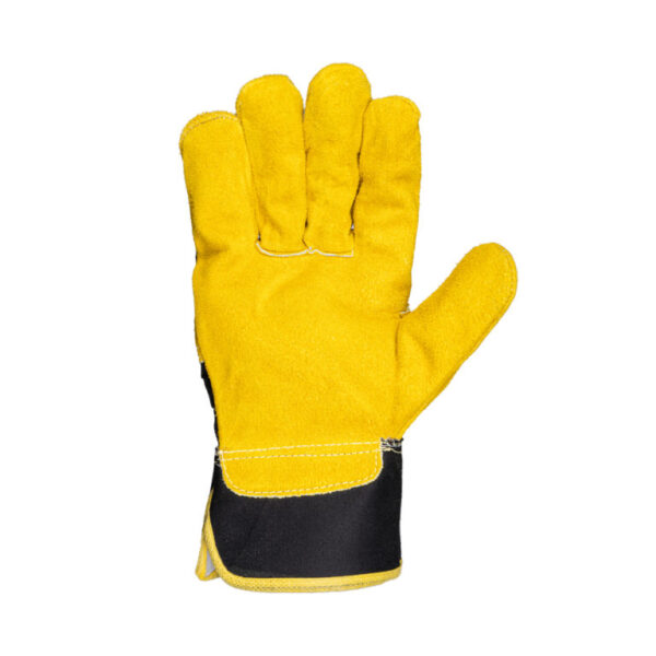 CHROME LEATHER YELLOW CANDY SUPERIOR WRIST GLOVES - Image 2