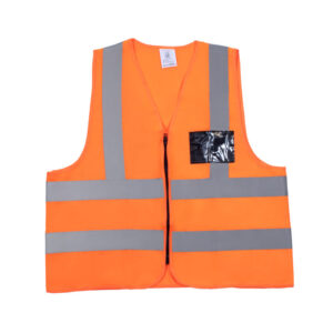 SOLID ORANGE REFLECTIVE VEST