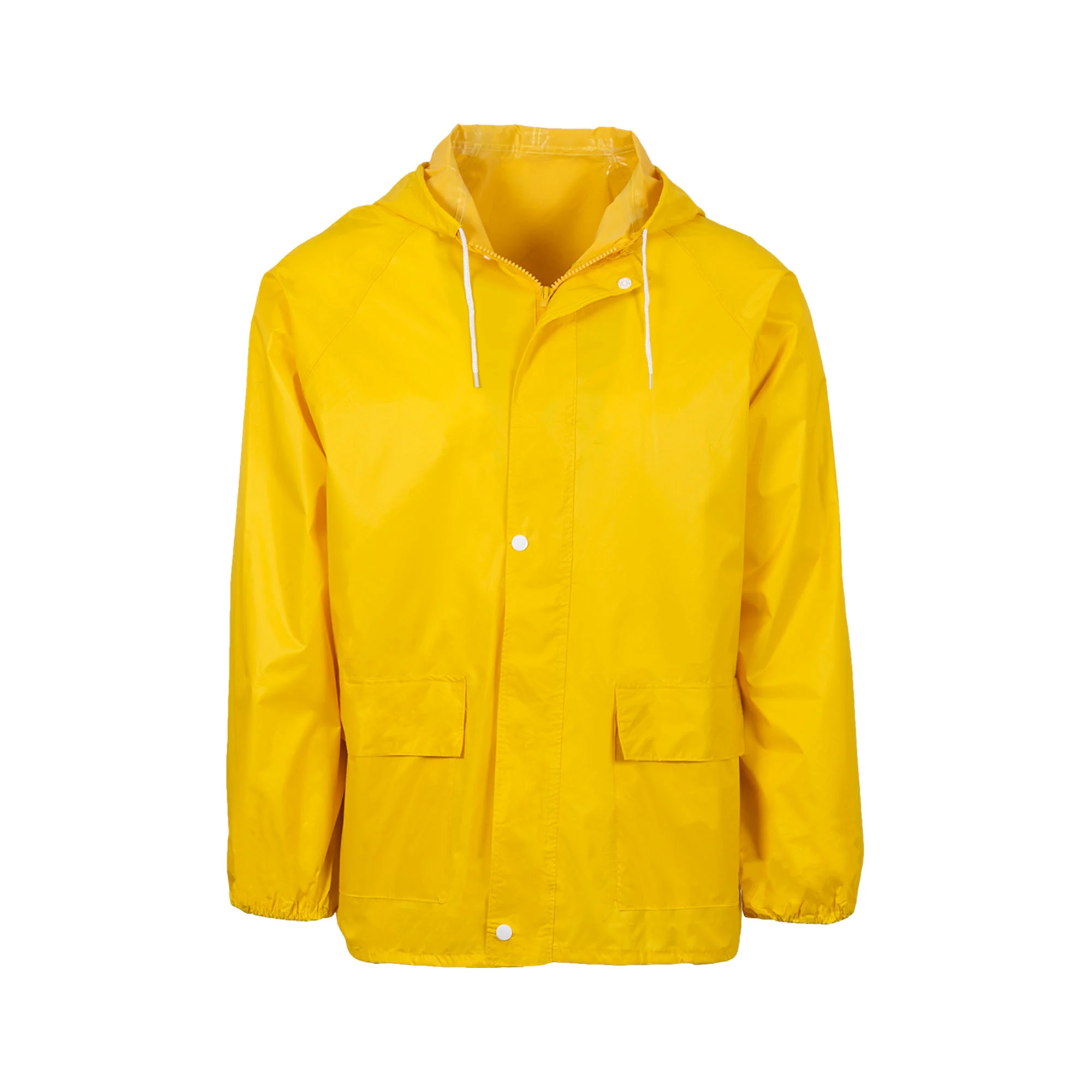RUBBERIZED YELLOW RAIN SUIT